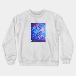 Acrylic pouring, abstract, art Crewneck Sweatshirt